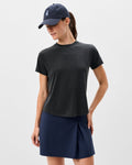 Johnnie-O Course Performance T-Shirt, Heather Black