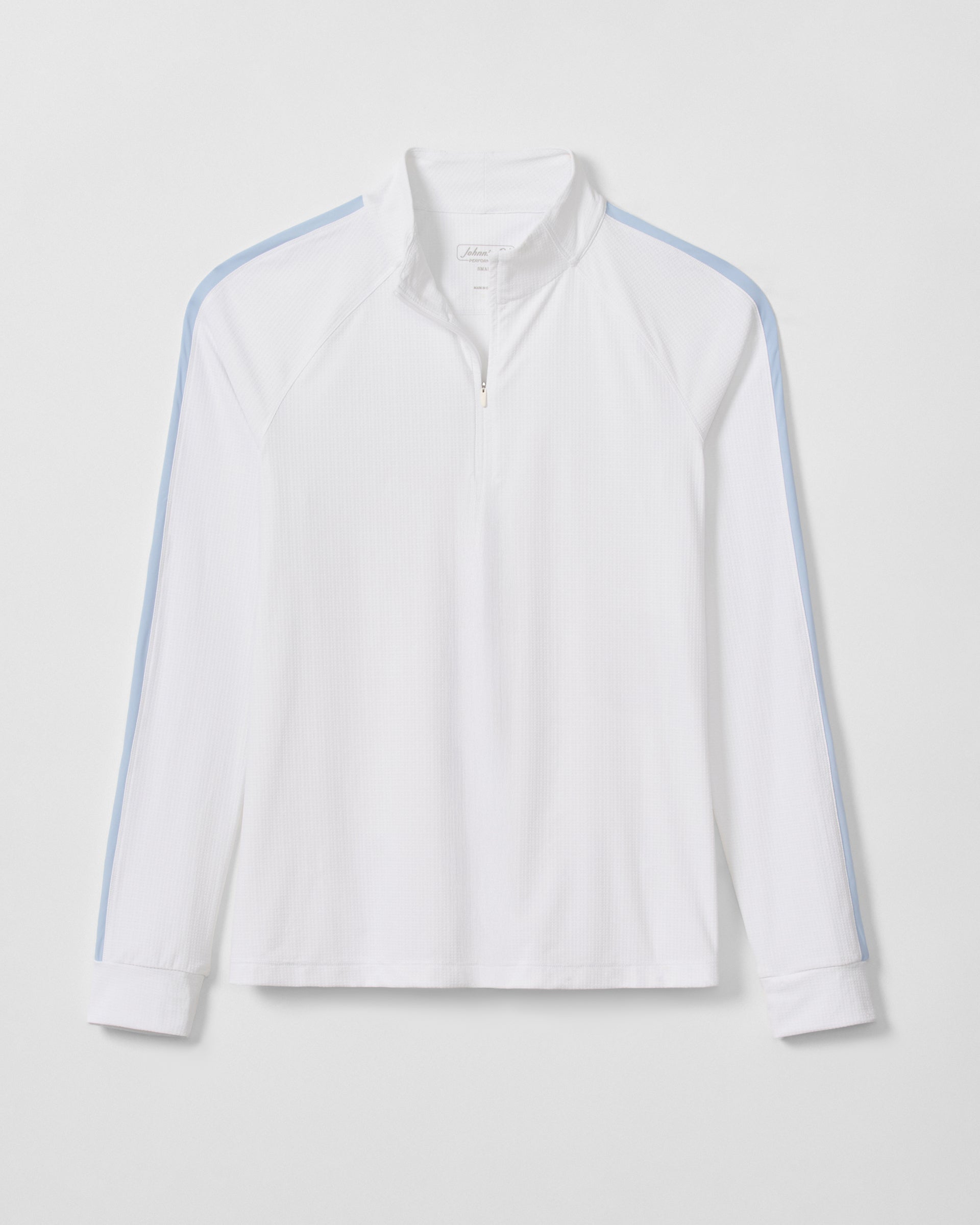 Johnnie-O Sloane Performance 1/4 Zip Pullover, White