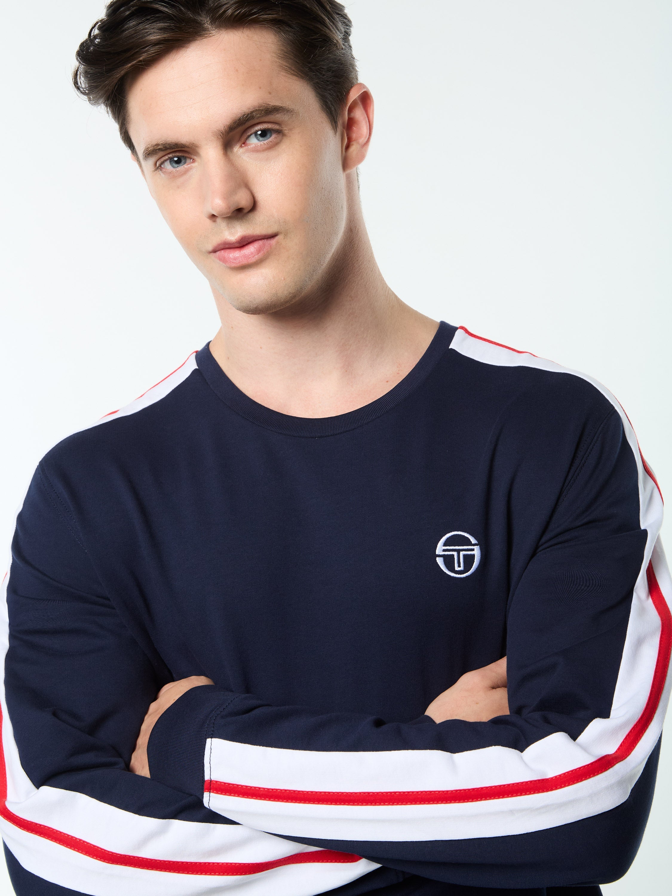 Macchina Long Sleeve T-Shirt- Maritime Blue