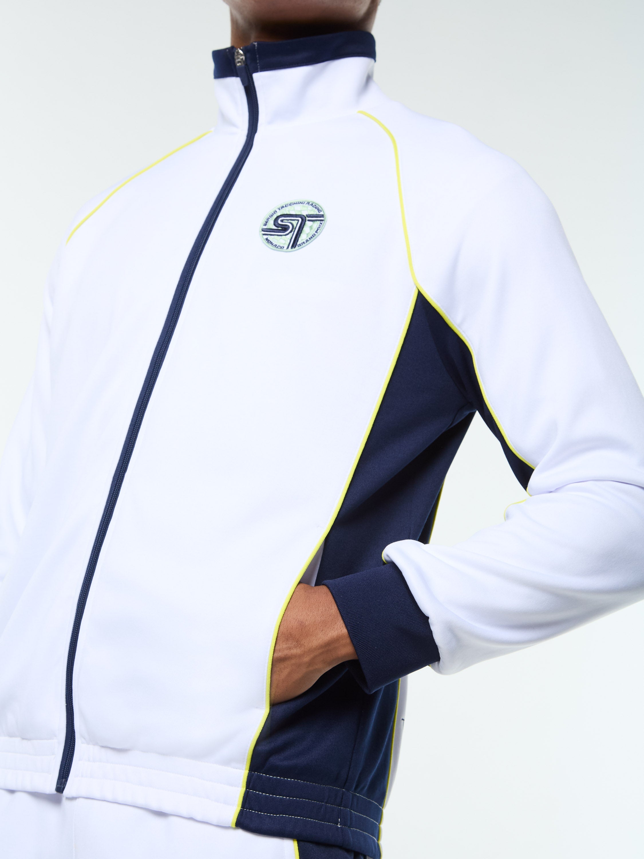 Corsa Track Jacket- Brilliant White