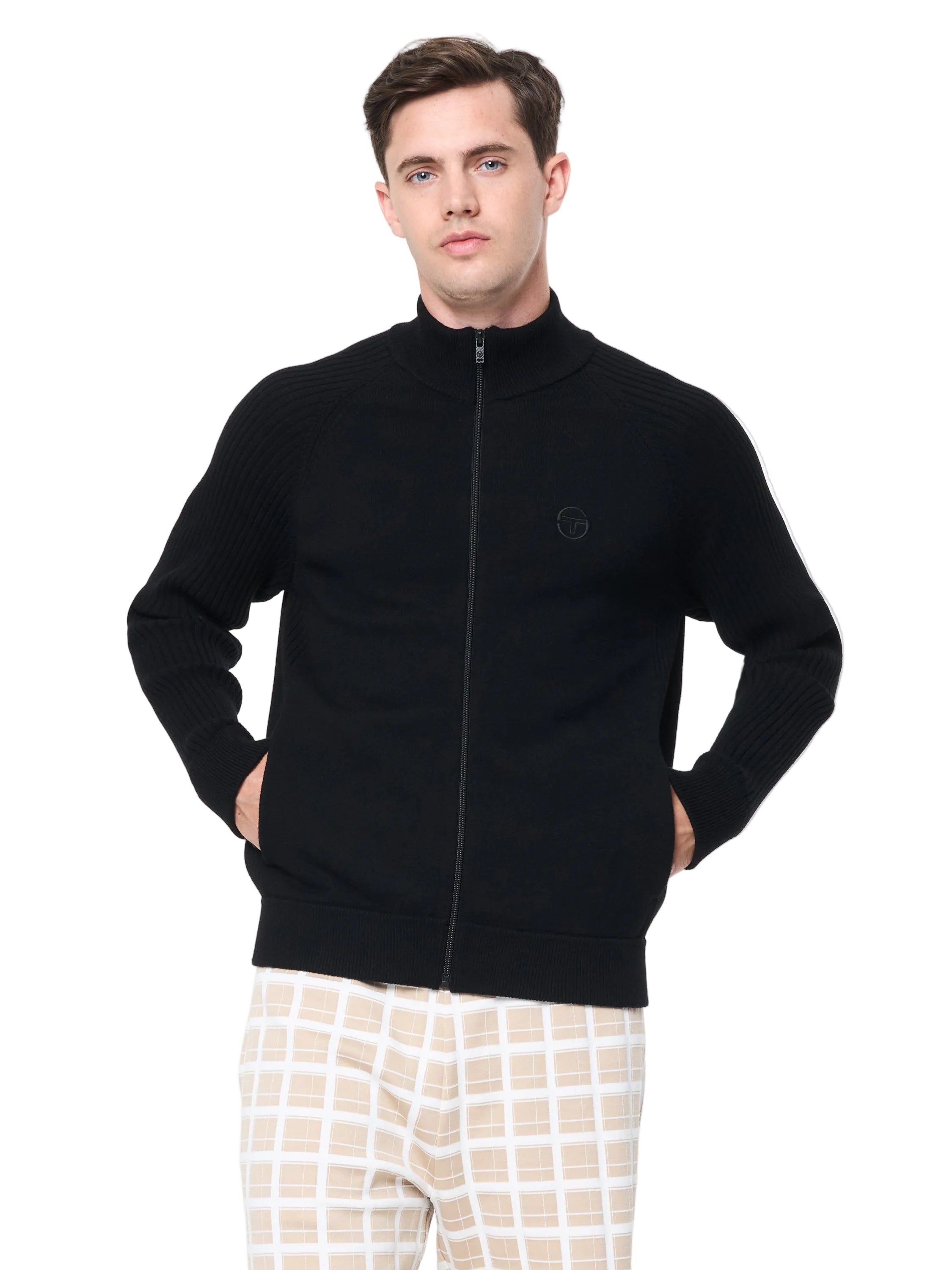 Saggio Track Jacket- Black Beauty