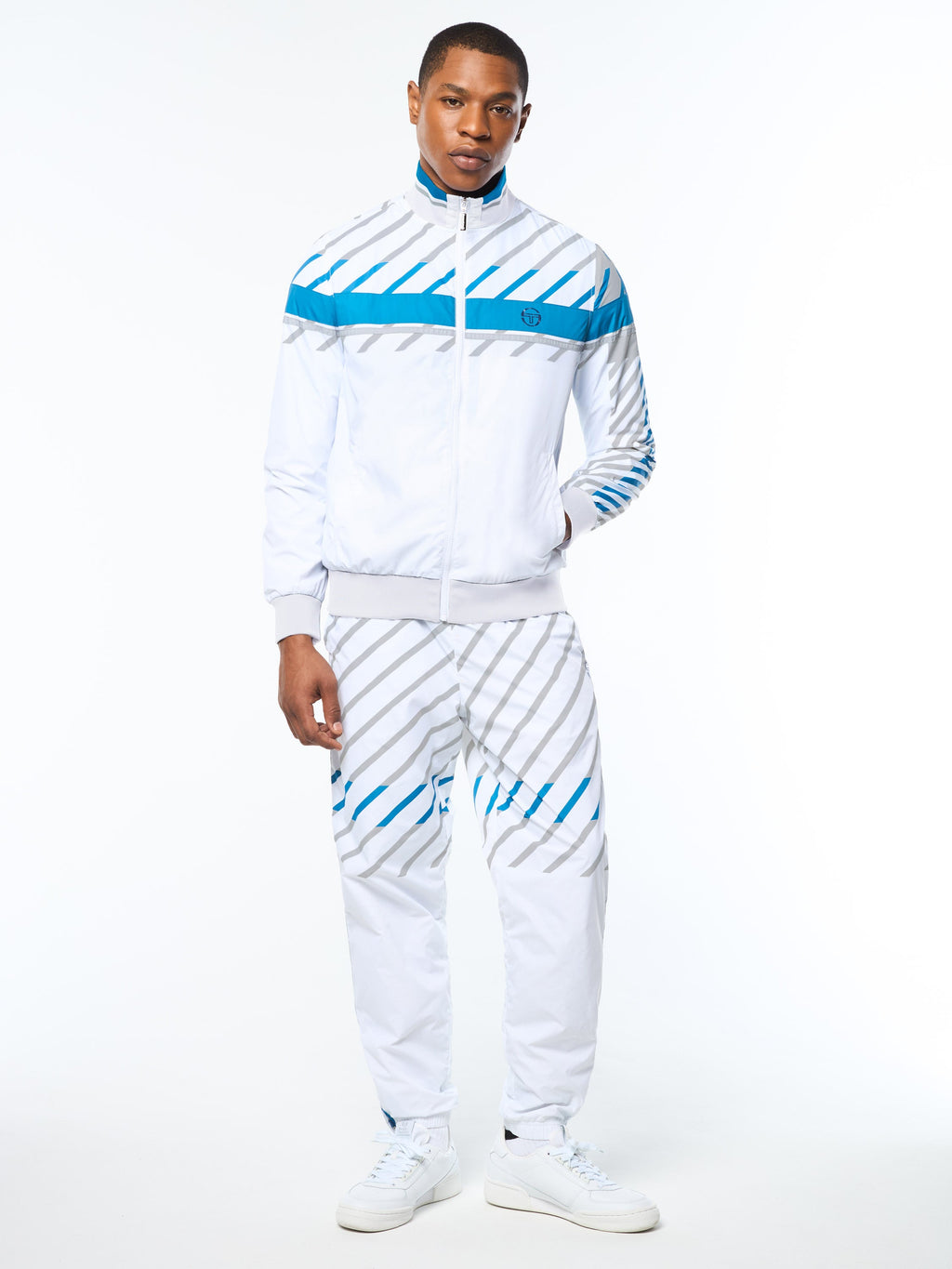 Quadretto Track Pant- Brilliant White