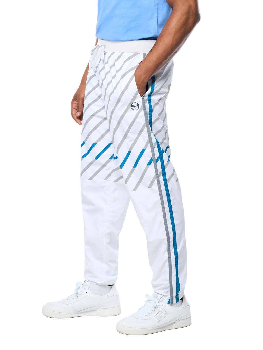 Quadretto Track Pant- Brilliant White