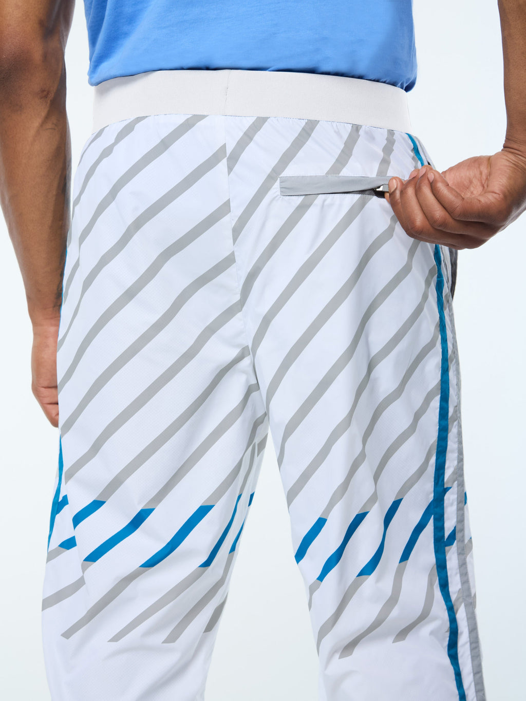 Quadretto Track Pant- Brilliant White