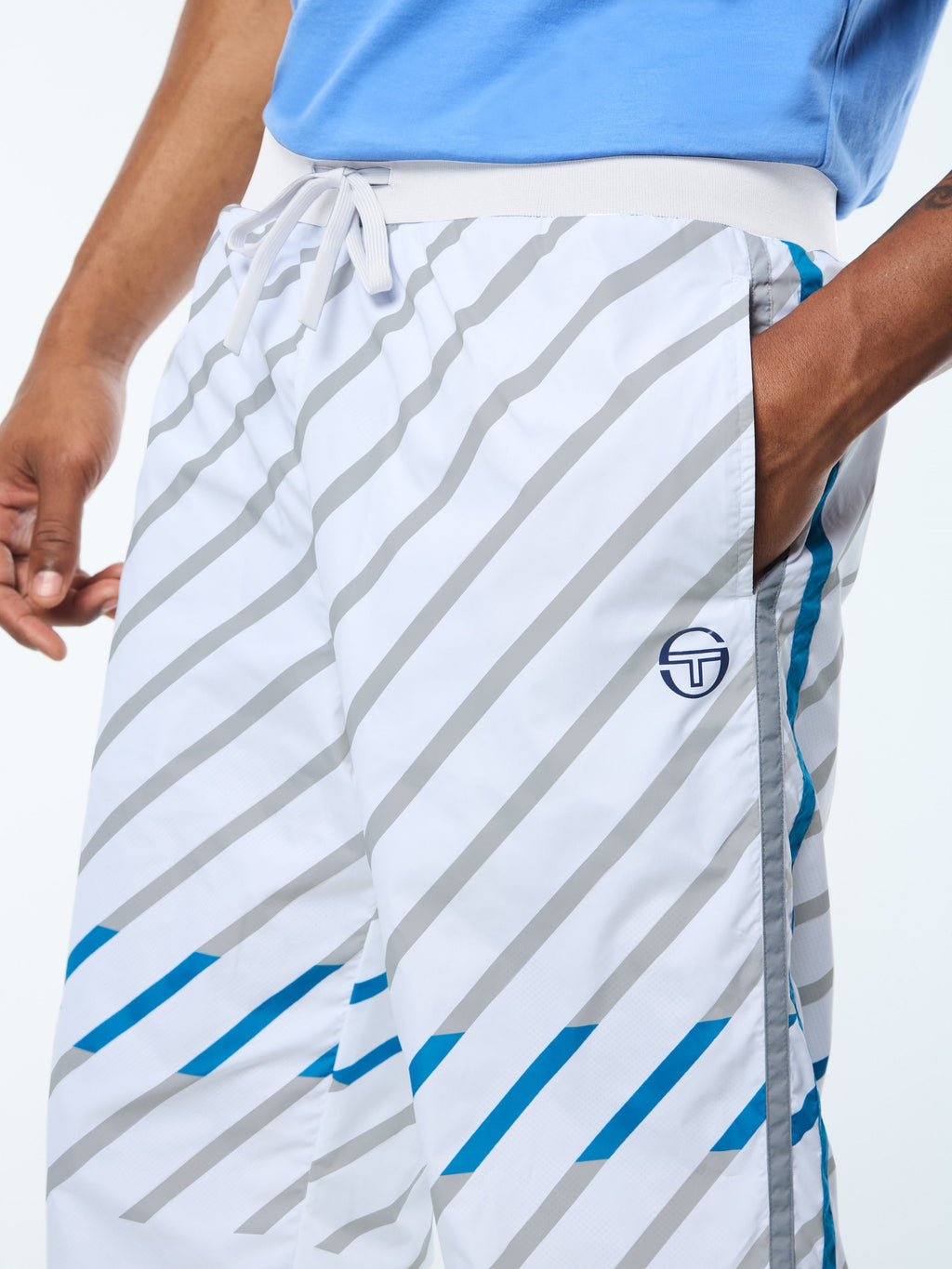 Quadretto Track Pant- Brilliant White