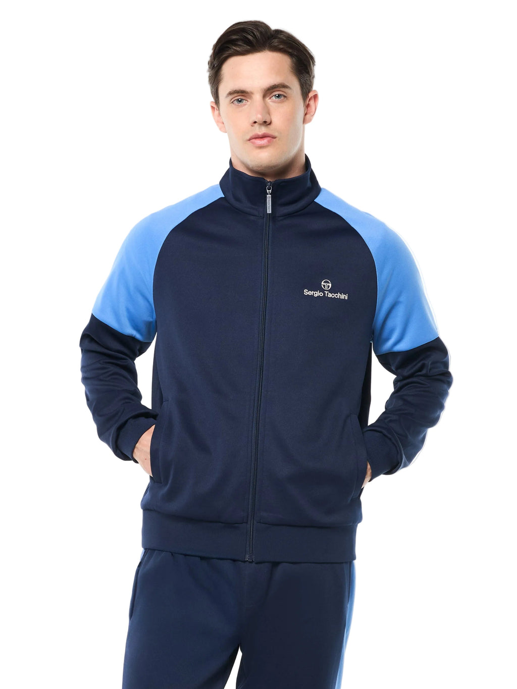 Spacco Track Jacket- Maritime Blue