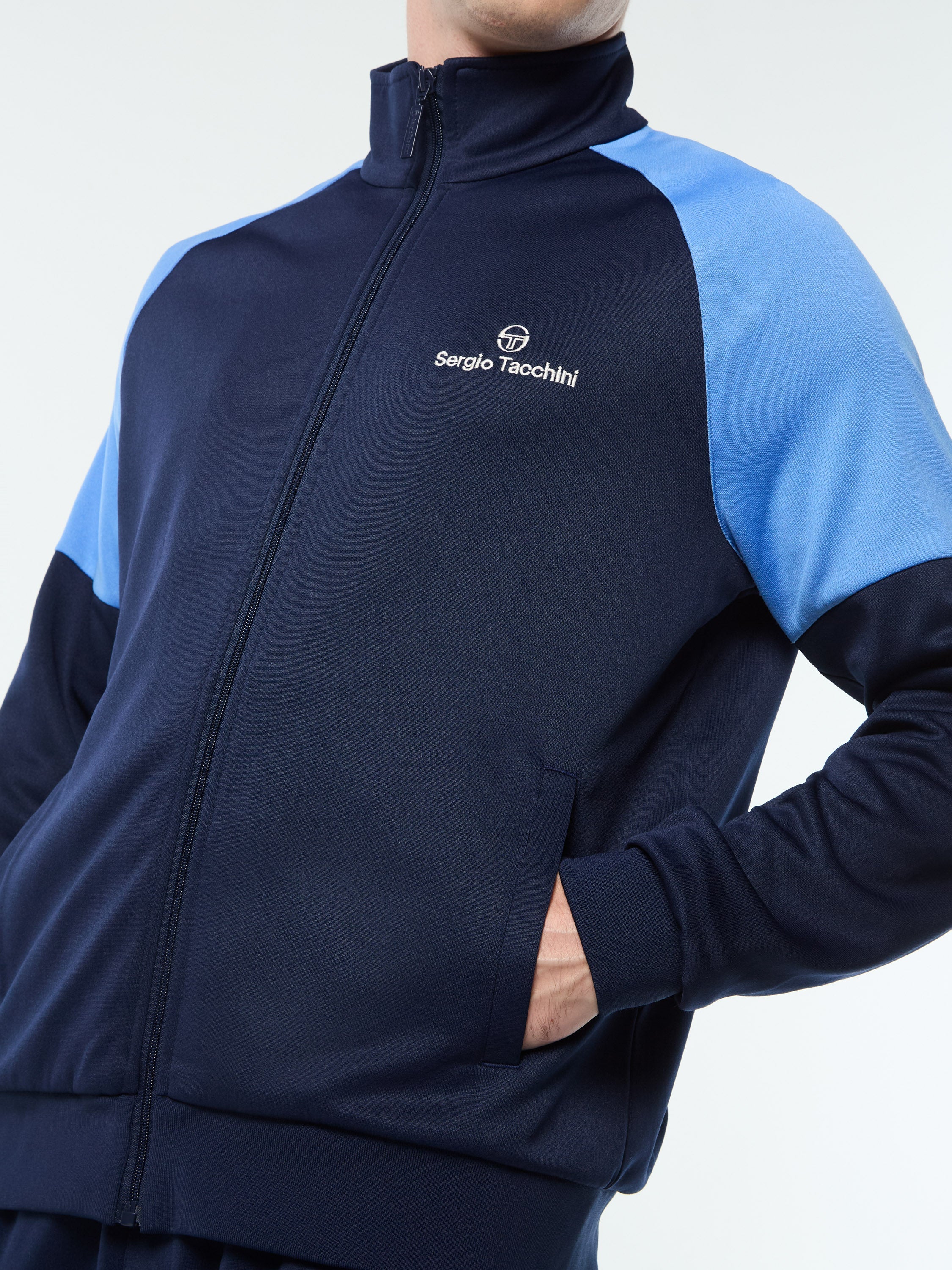 Spacco Track Jacket- Maritime Blue
