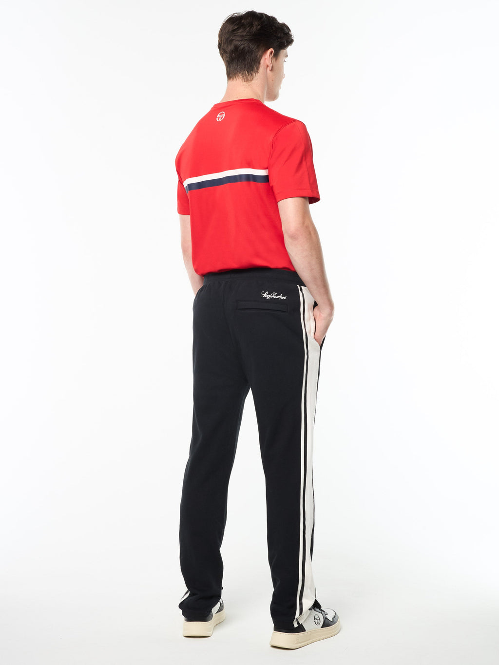 Cursivo Track Pant- Black Beauty