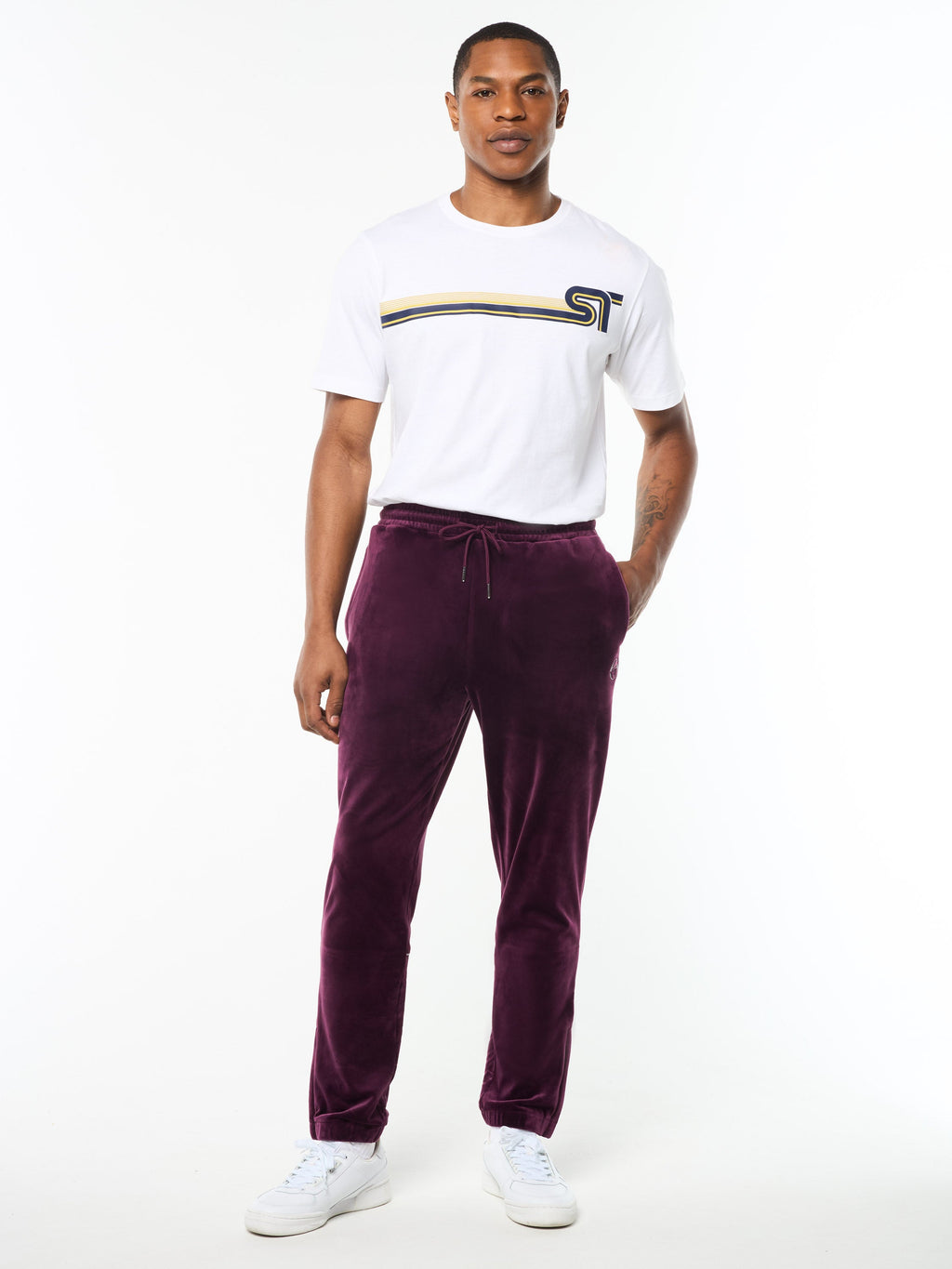 Bandiera Track Pant- Potent Purple