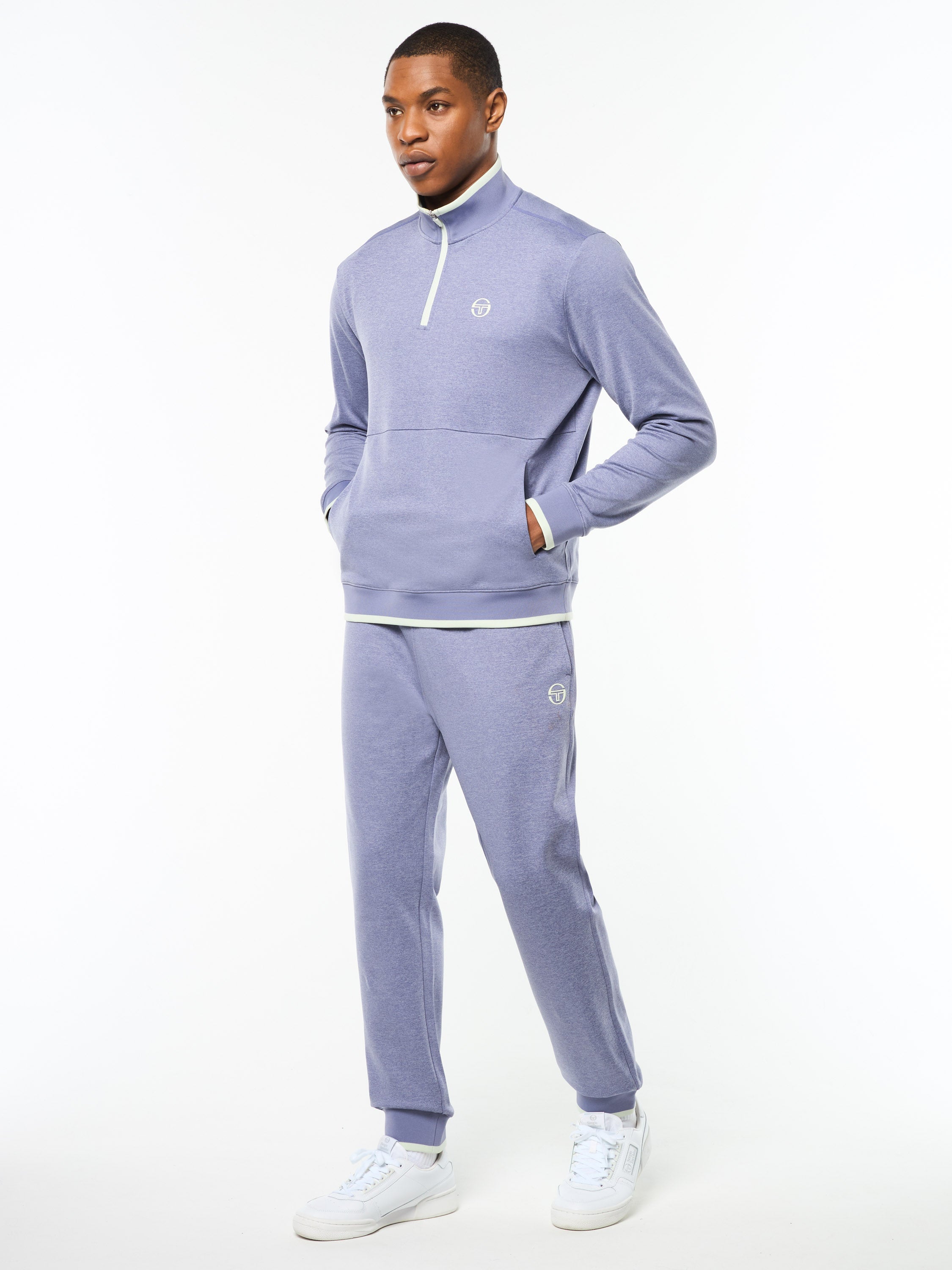 Nuvola Quarter Zip- Heron