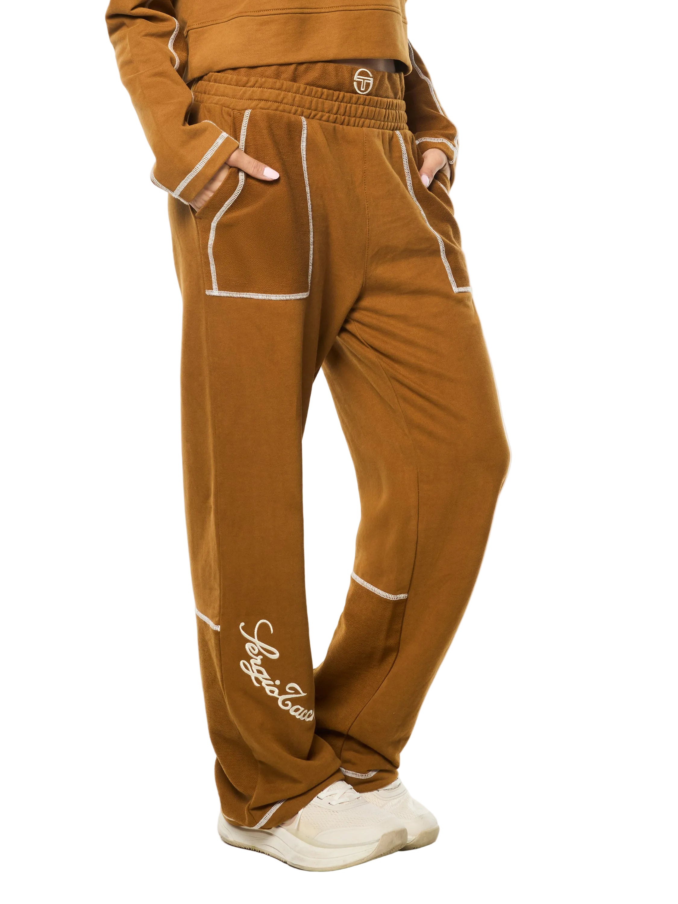 Greta Sweatpant- Bronze Brown