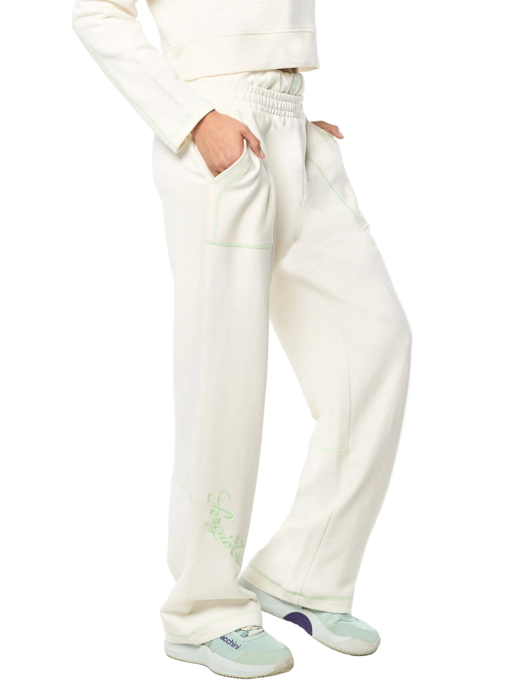 Greta Sweatpant- Gardenia