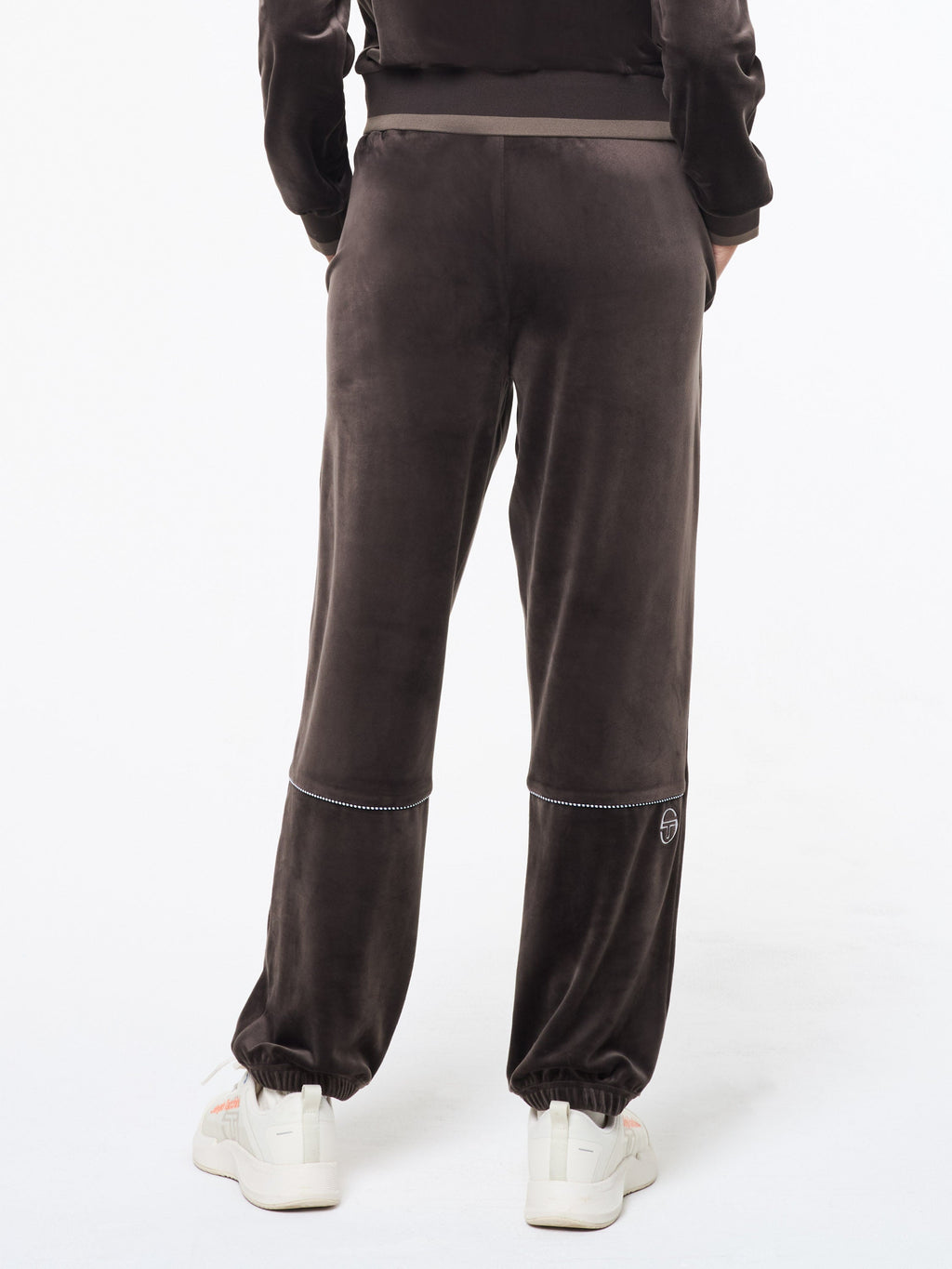 Leta Velour Pant- Mulch