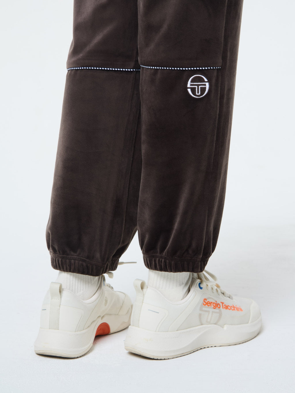 Leta Velour Pant- Mulch
