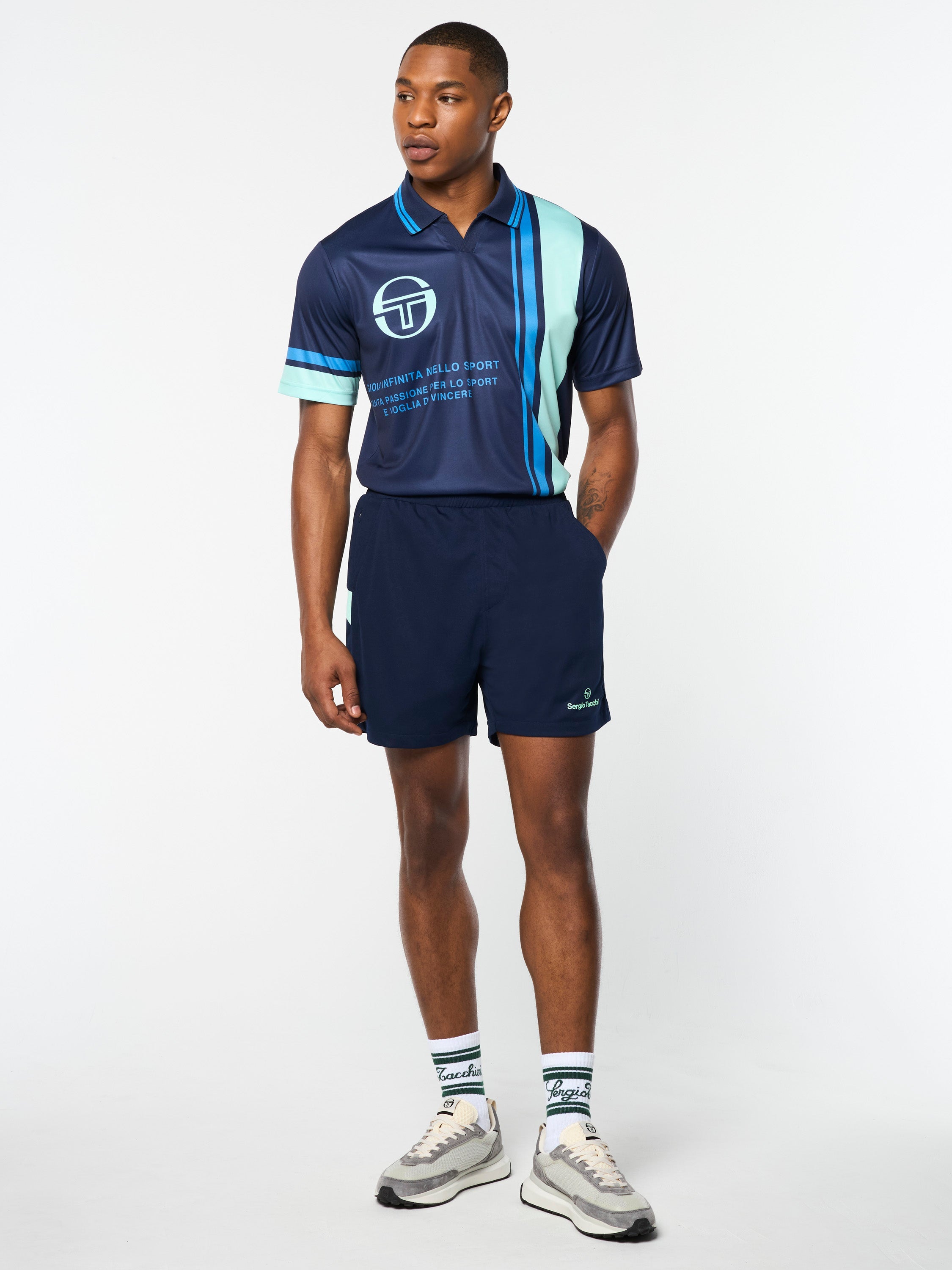 Luca Piqué Short- Maritime Blue