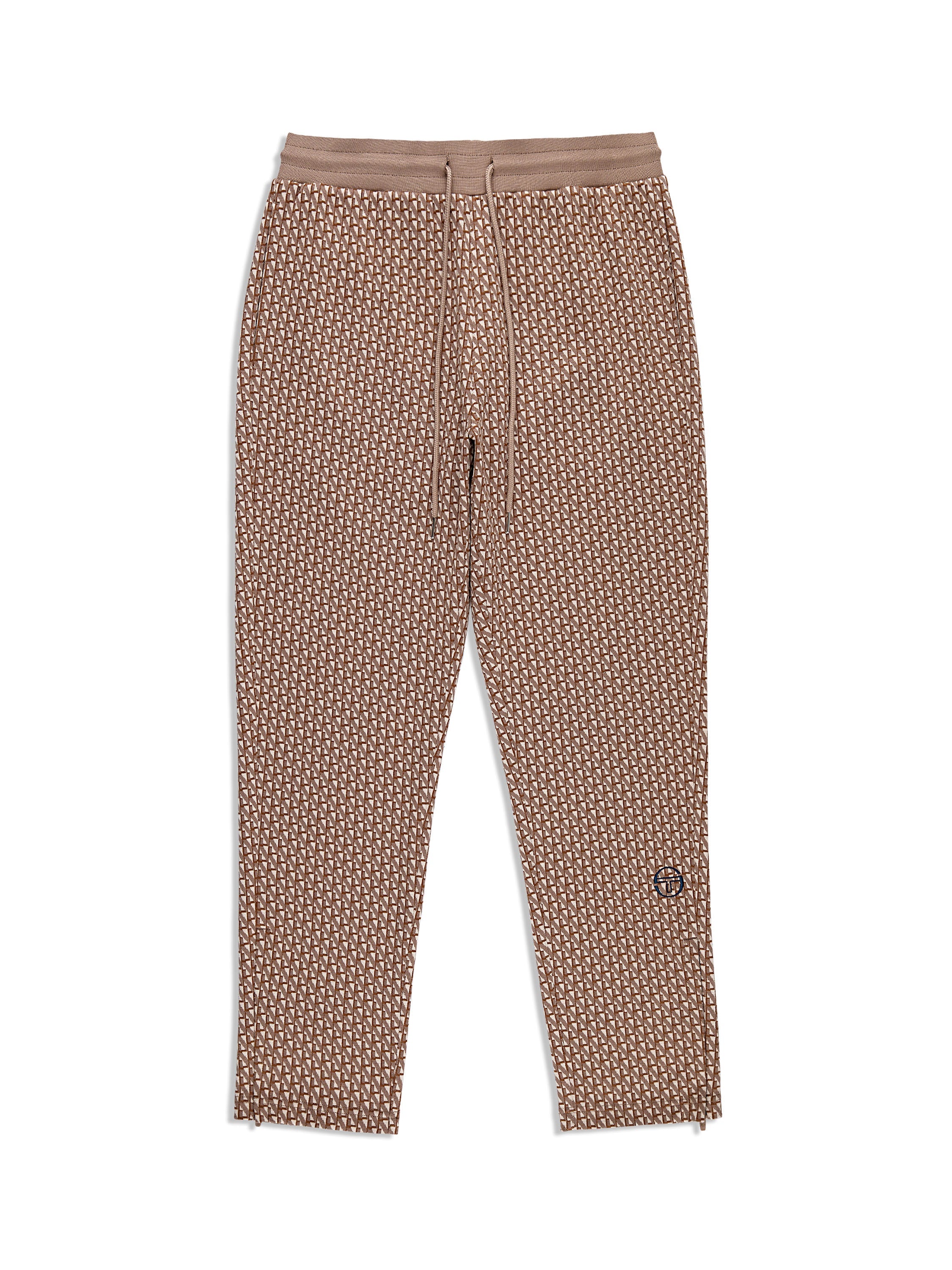 Paolo Knit Track Pant- Taupe Grey