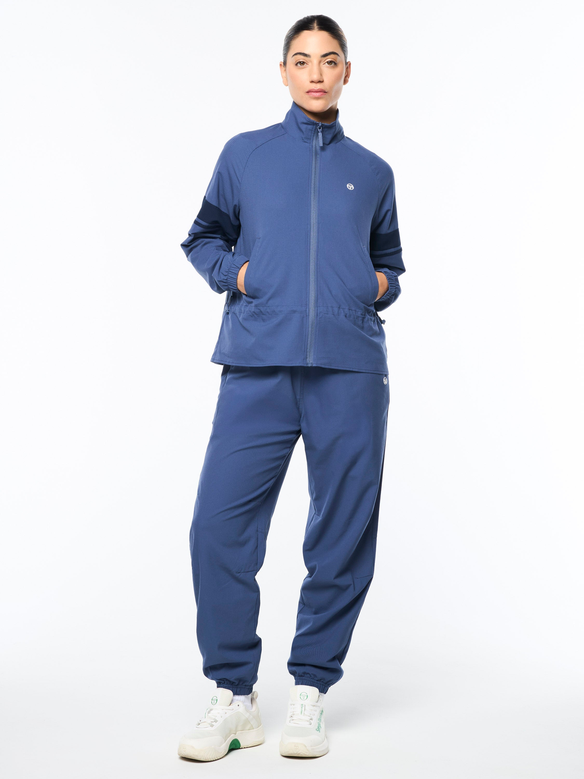 Luna Track Jacket- Blue Indigo