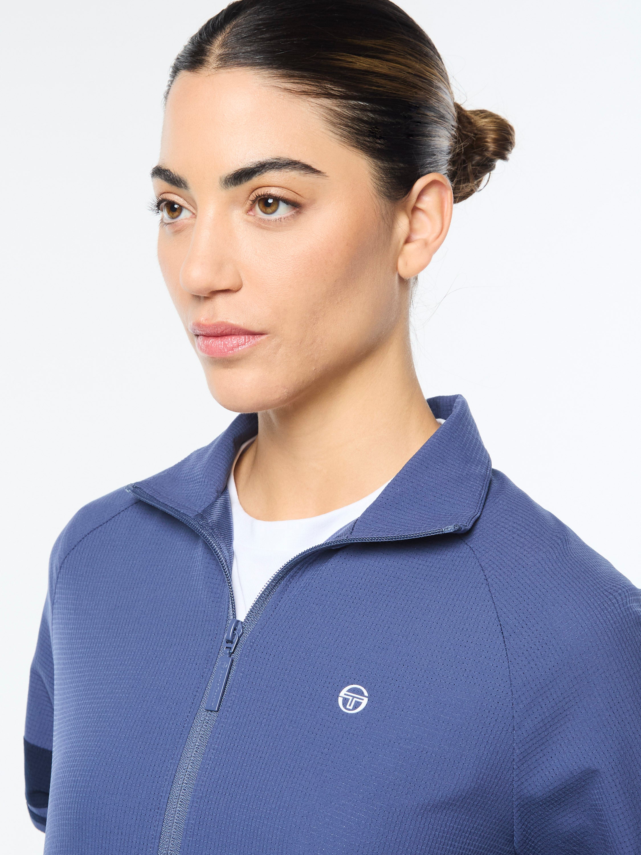 Luna Track Jacket- Blue Indigo