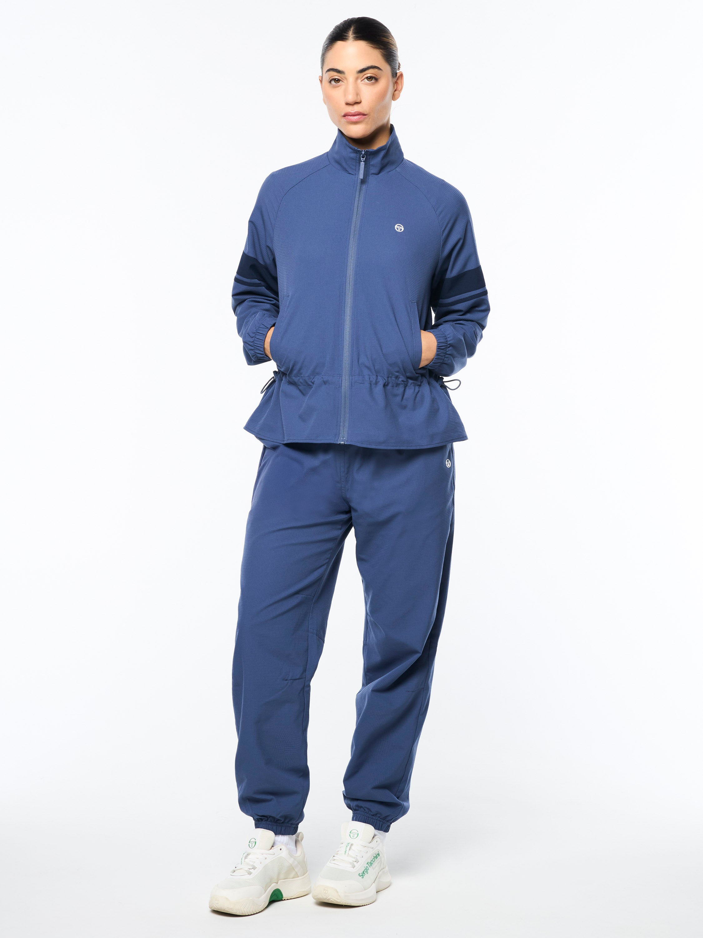 Luna Track Jacket- Blue Indigo