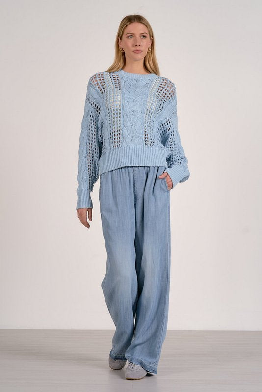 Poppy Sweater Light Blue