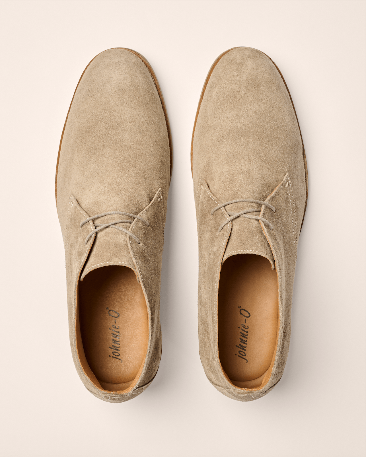 Johnnie-O J-Flex Suede Chukka Boot, Stone