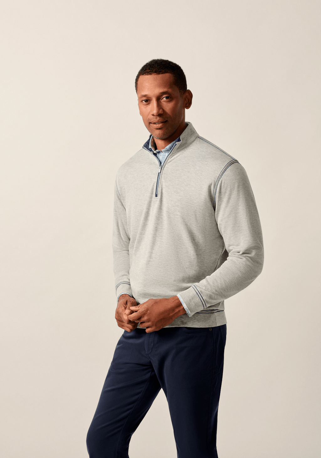 Johnnie-O Hanks "Lightweight Sully" 1/4 Zip Pullover