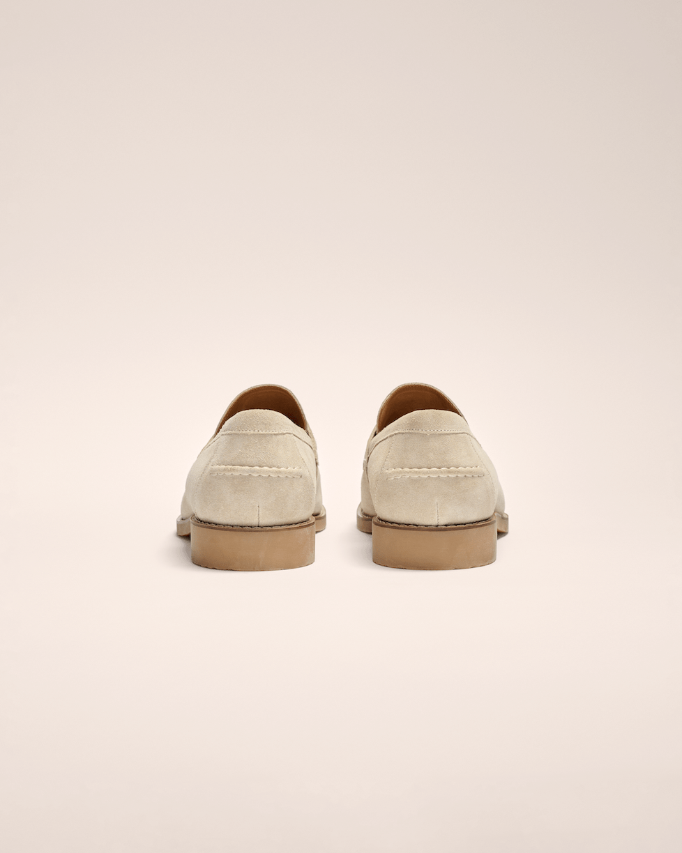 Johnnie-O J Flex Penny Loafer - Suede, Sand