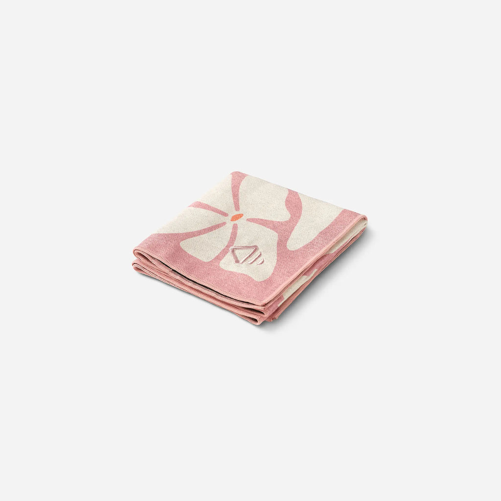 Hand Towel: Happy Flowers Desert Clay