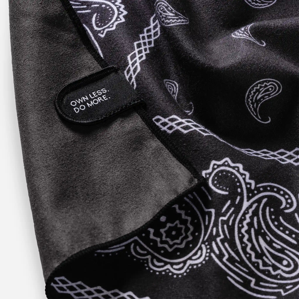 Nomadix Bandana Towel: Paisley Black