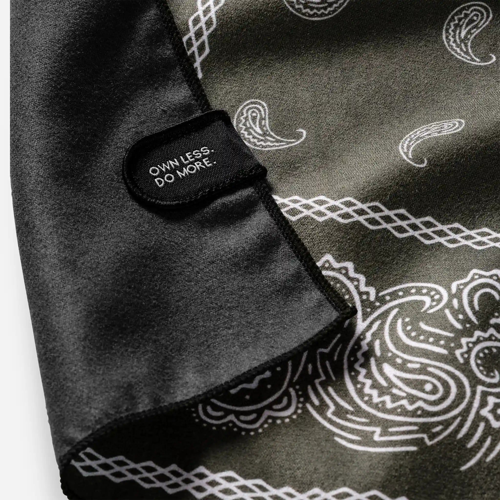 Nomadix Bandana Towel: Paisley Forest Green