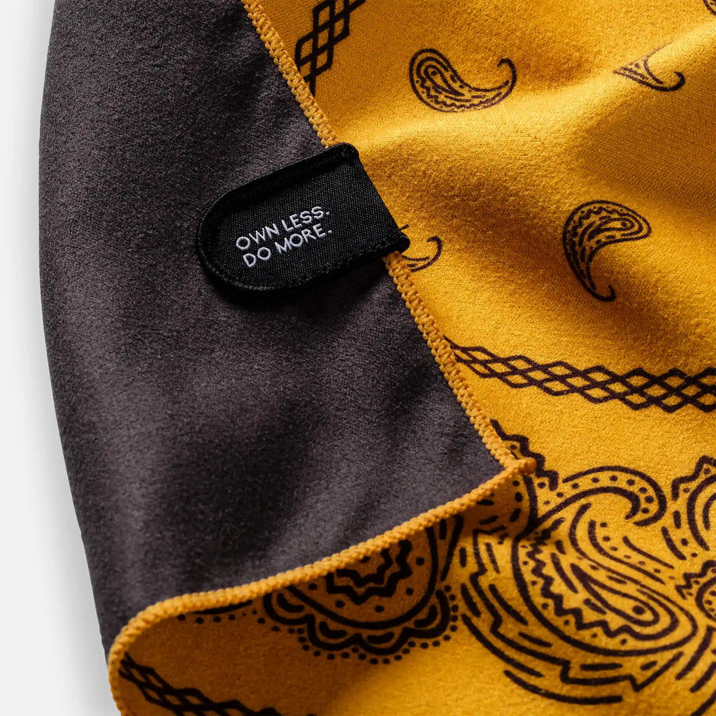 Nomadix Bandana Towel: Paisley Amber Sun