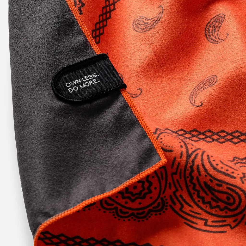 Nomadix Bandana Towel: Paisley Expedition Orange