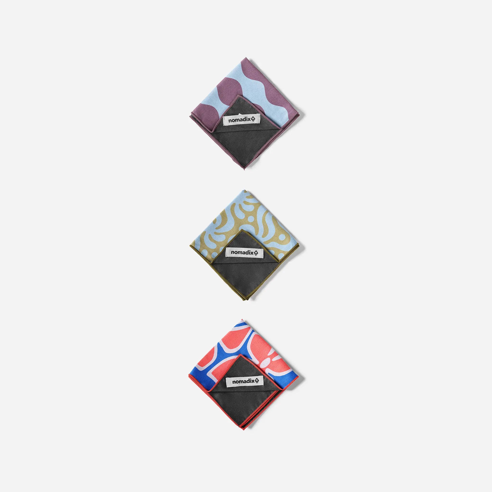 Tiny Towel 3-Pack: Water and Flowers