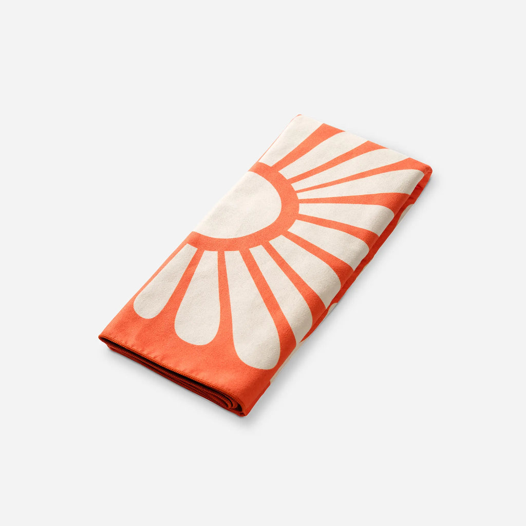 Nomadix Ultralight Towel: Big Flowers Expedition Orange