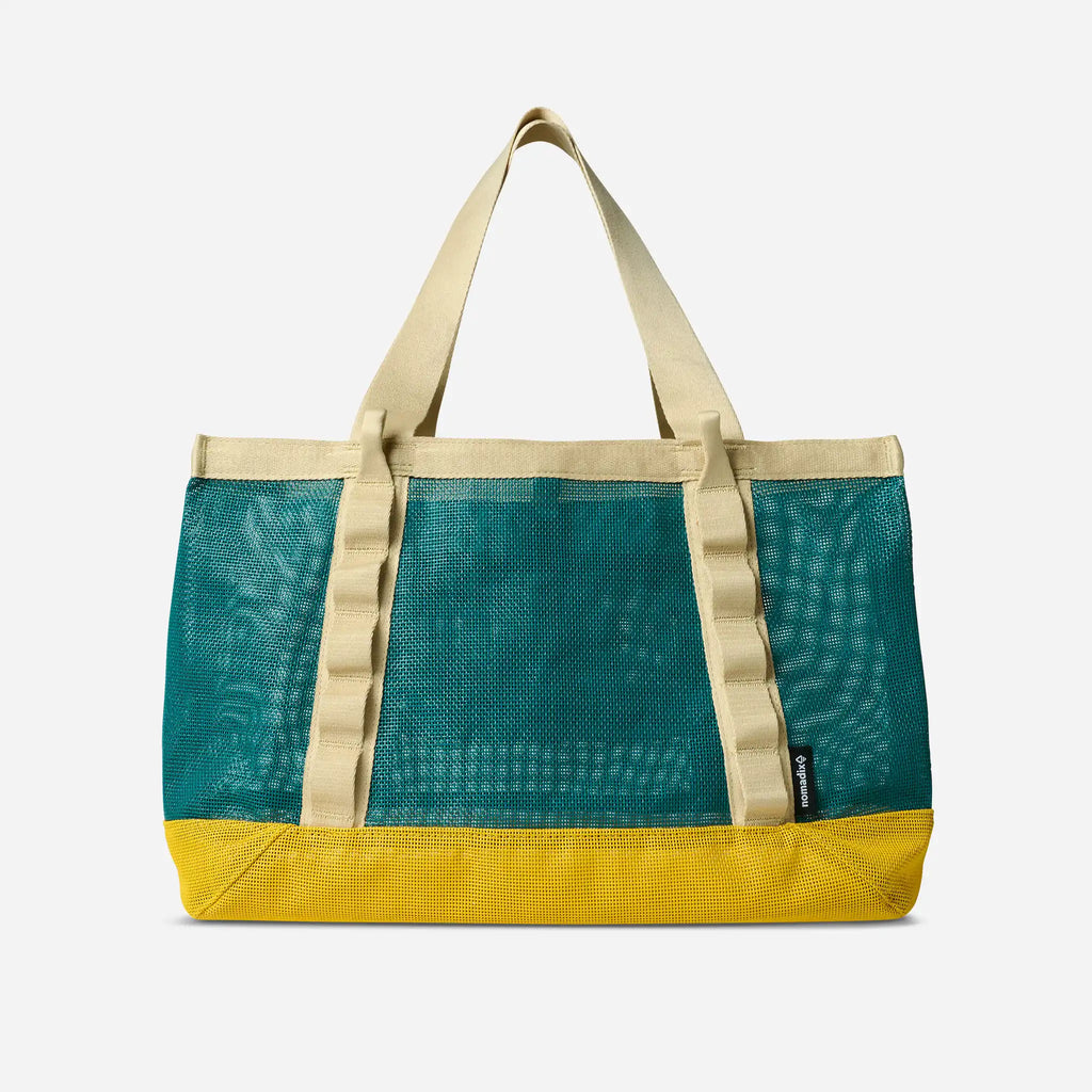 AirMesh Tote: Teal Ocean Amber Sun