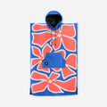 Nomadix Changing Poncho, Wild Flowers Stellar Blue Red