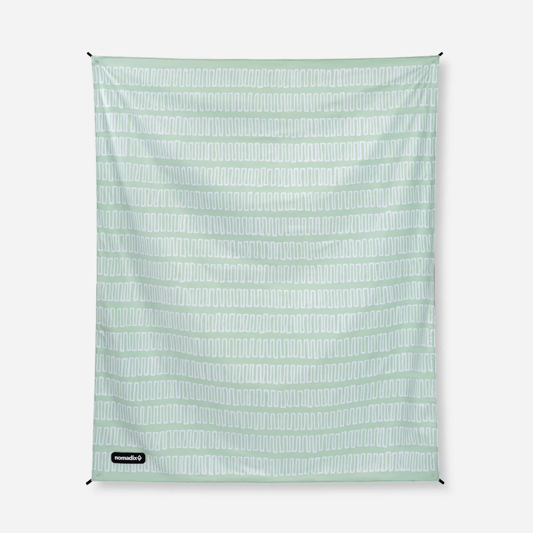 Nomadix Festival Blanket: Switchback Seafoam Green