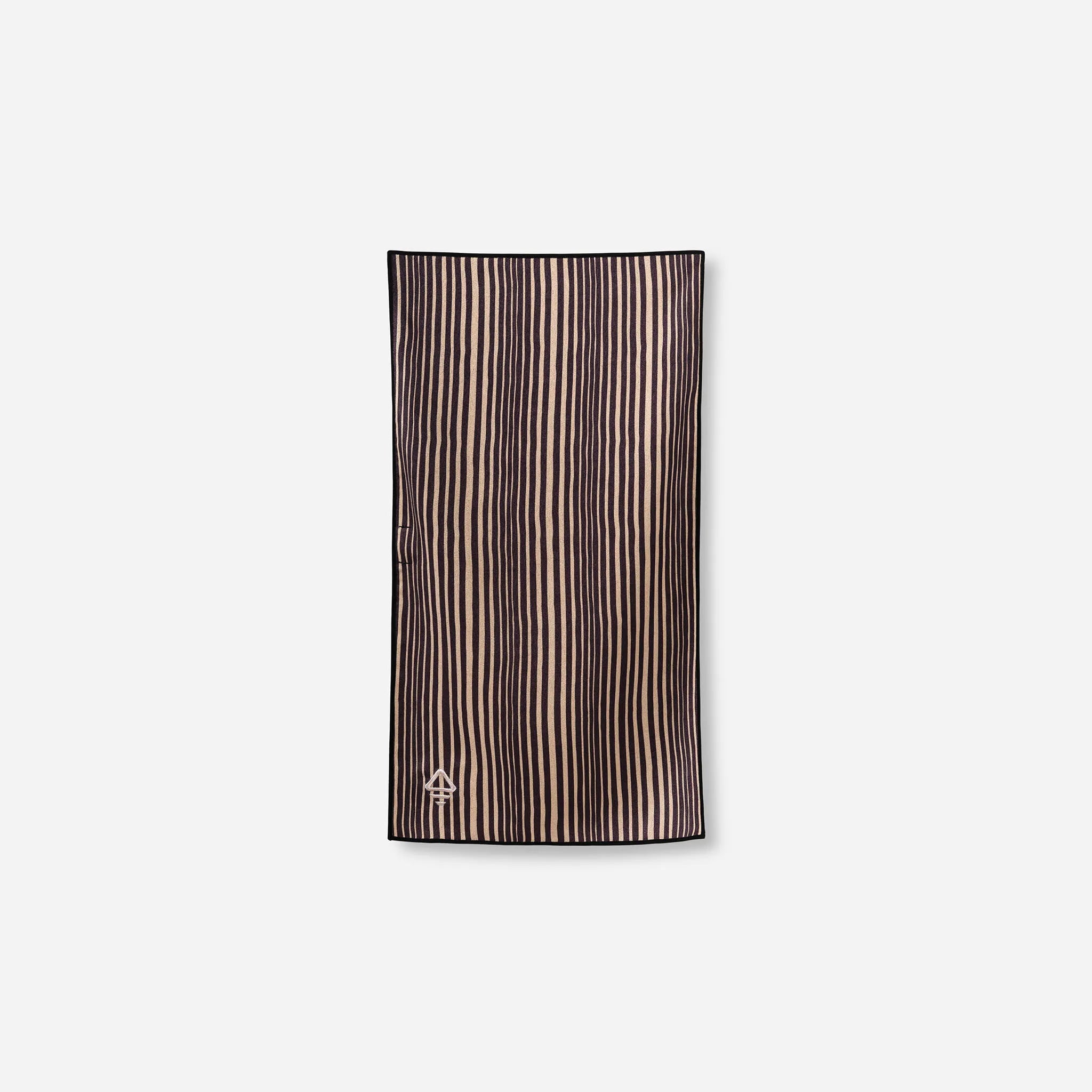 Hand Towel: Heritage Stripe Black and Tan