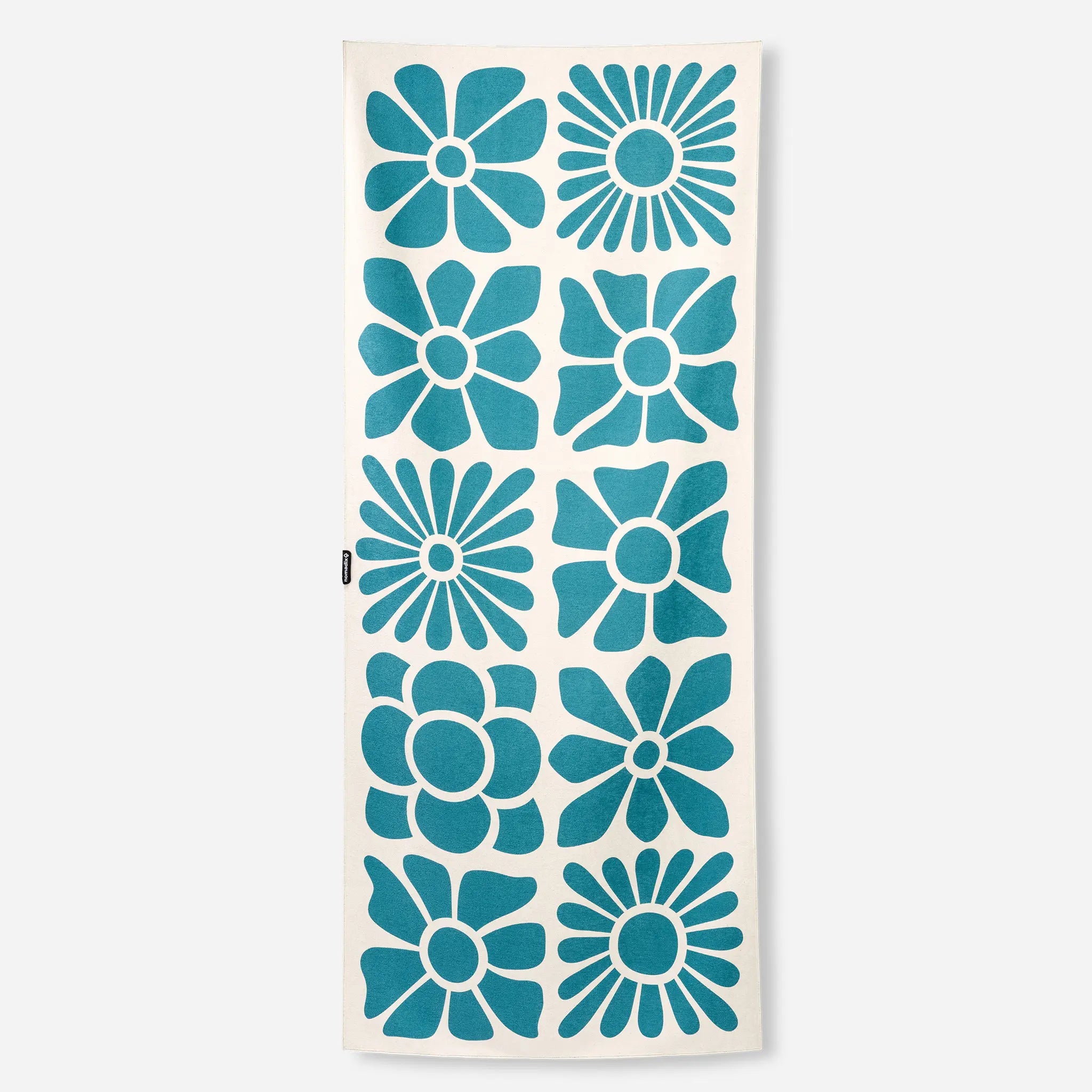 Nomadix Original Towel: Big Flowers Teal Ocean