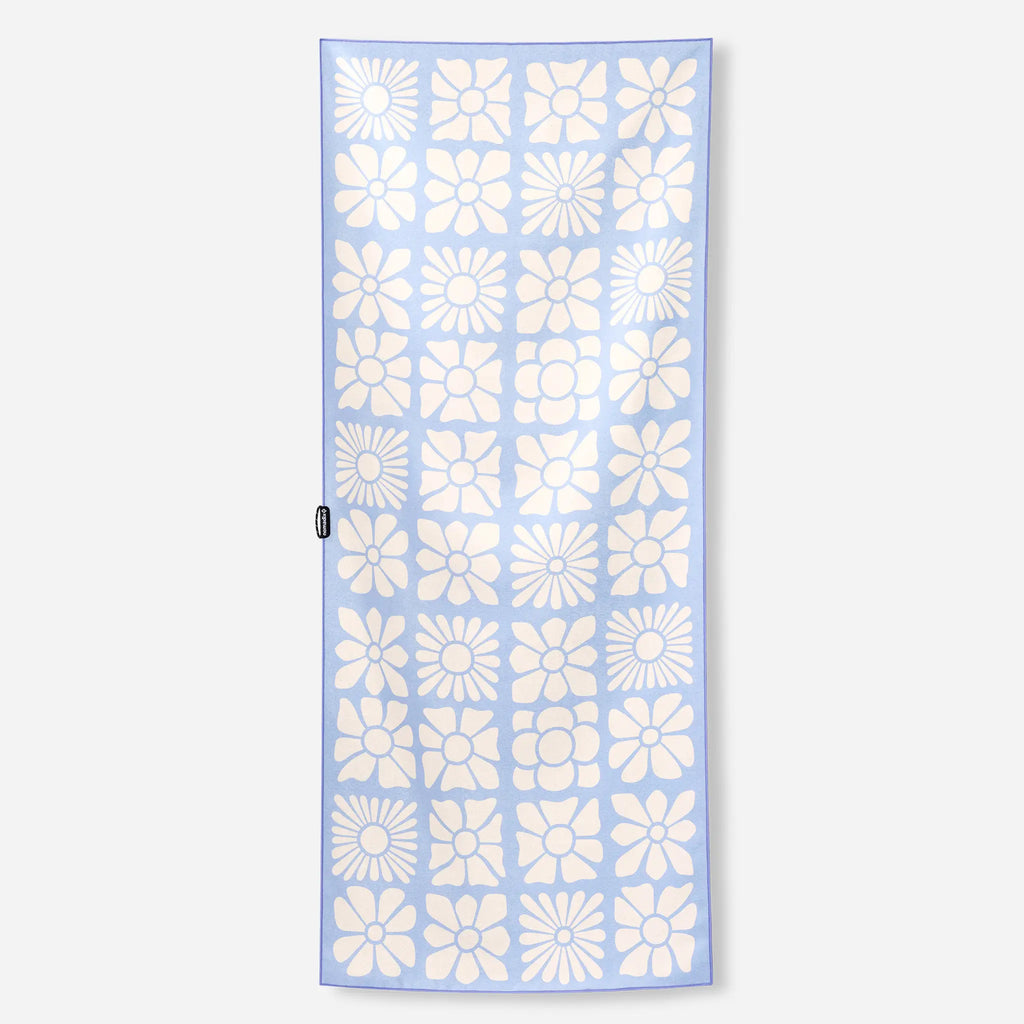 Nomadix Original Towel: Flowerbed Coastal Blue