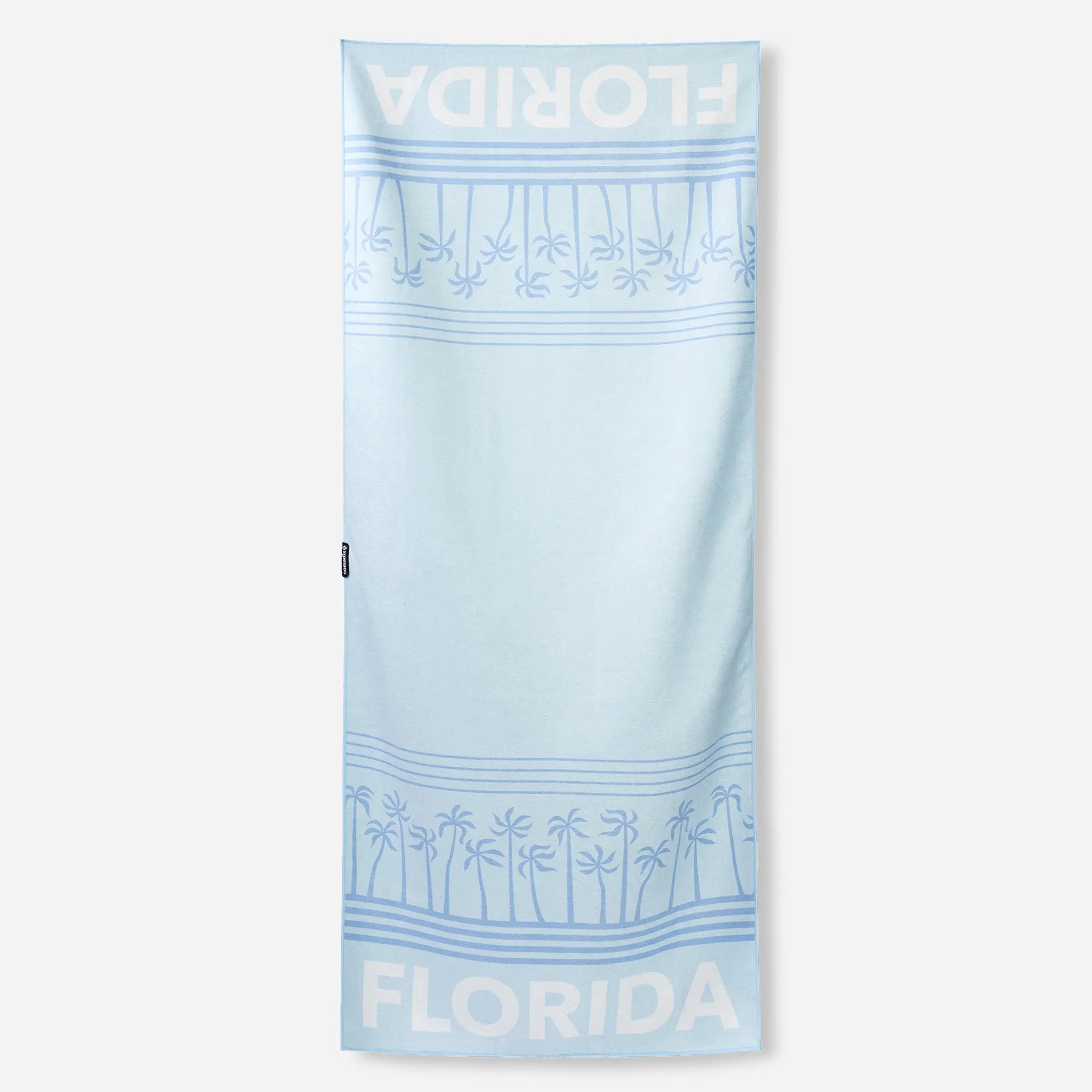Nomadix Original Towel: Florida Palms Coastal Blue