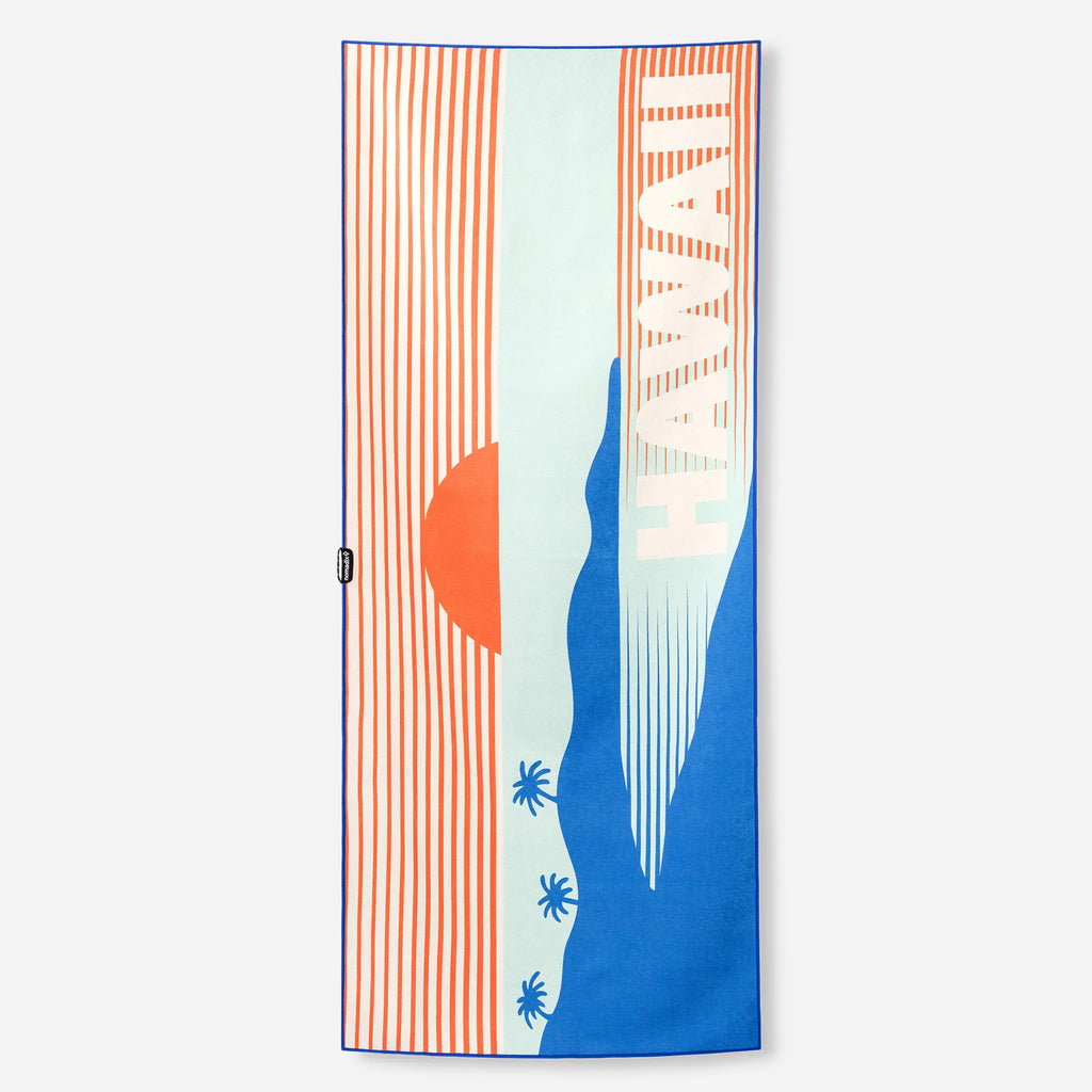 Nomadix Original Towel: Hawaii Sunset Blue Red