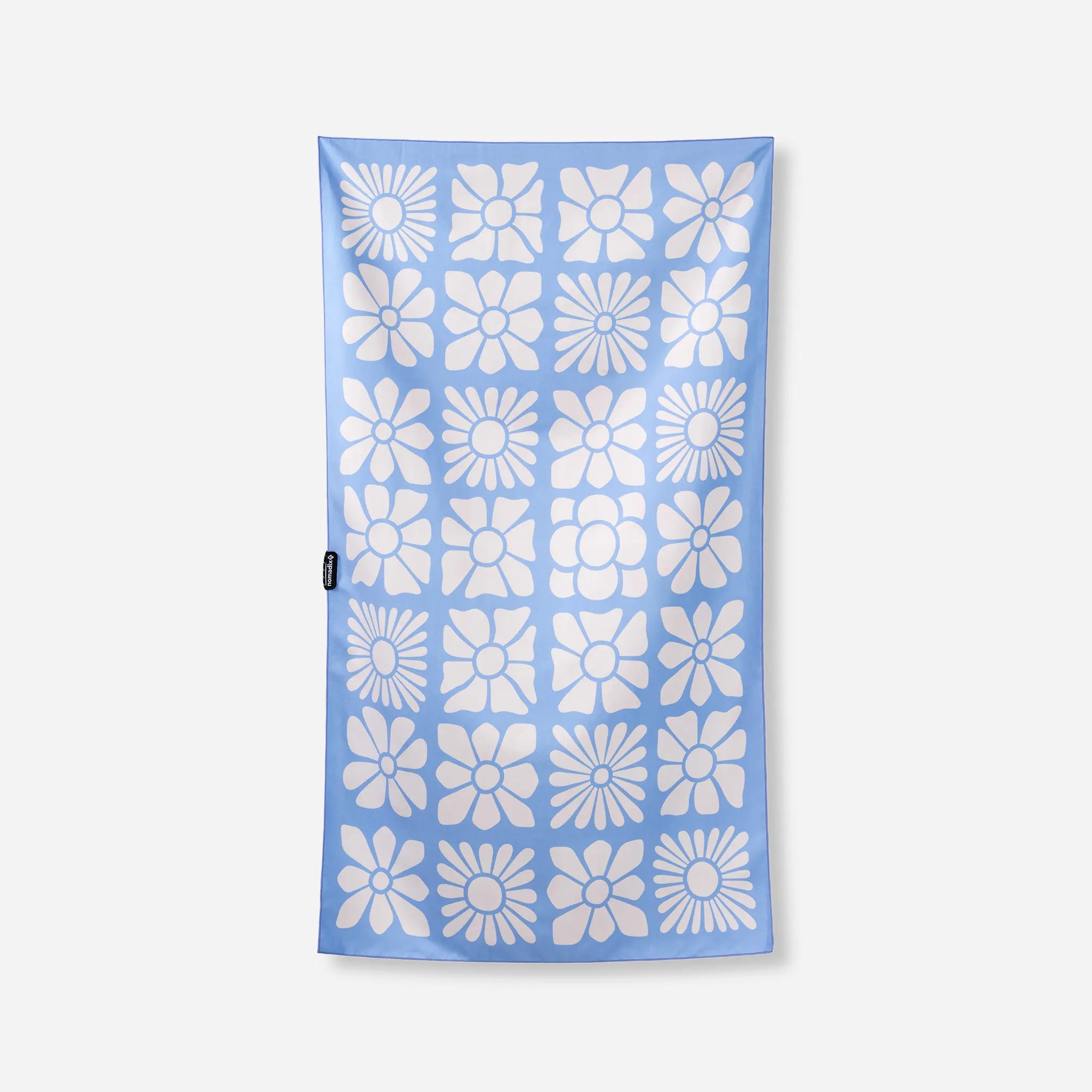 Nomadix Ultralight Towel: Flowerbed Coastal Blue
