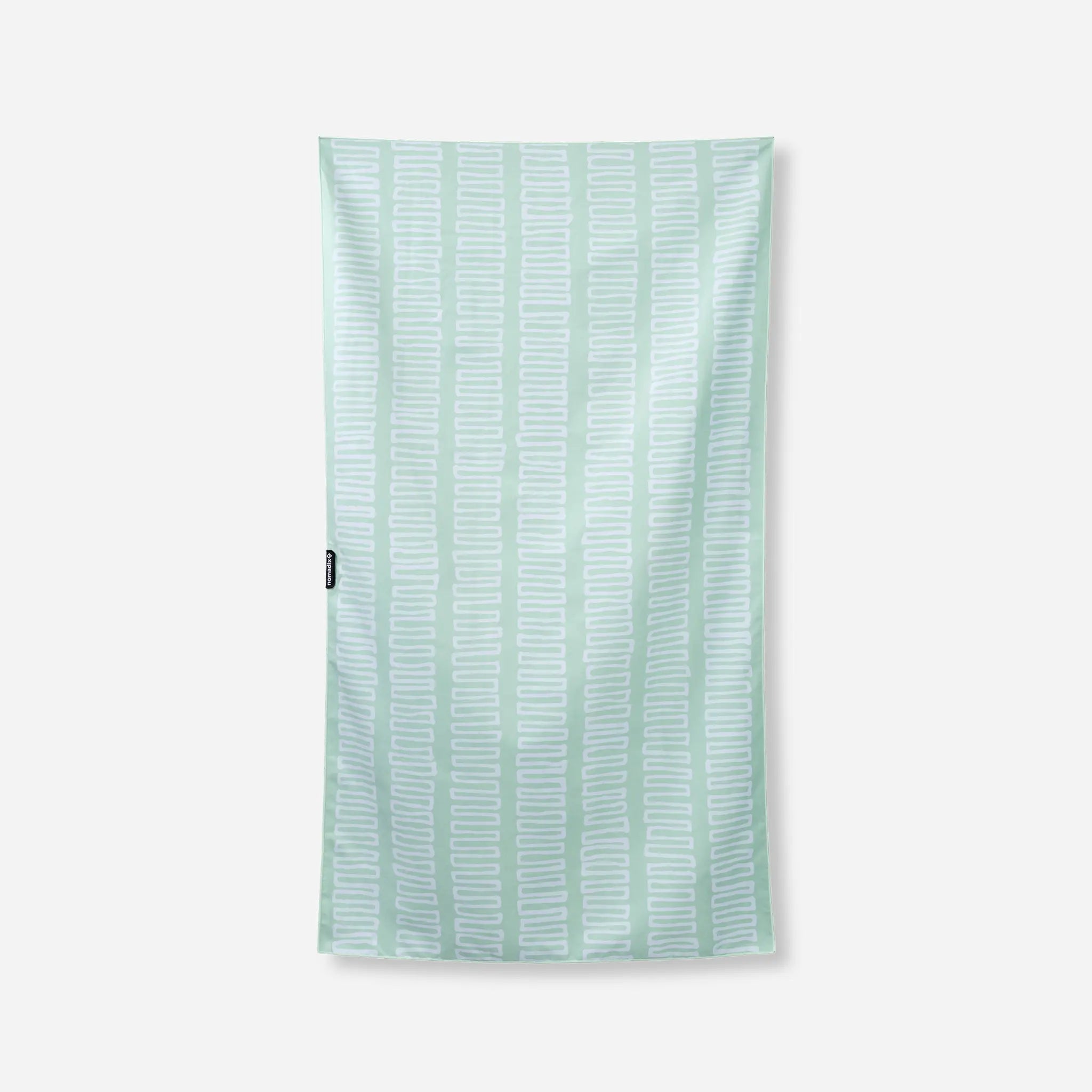 Nomadix Ultralight Towel: Switchback Seafoam Green