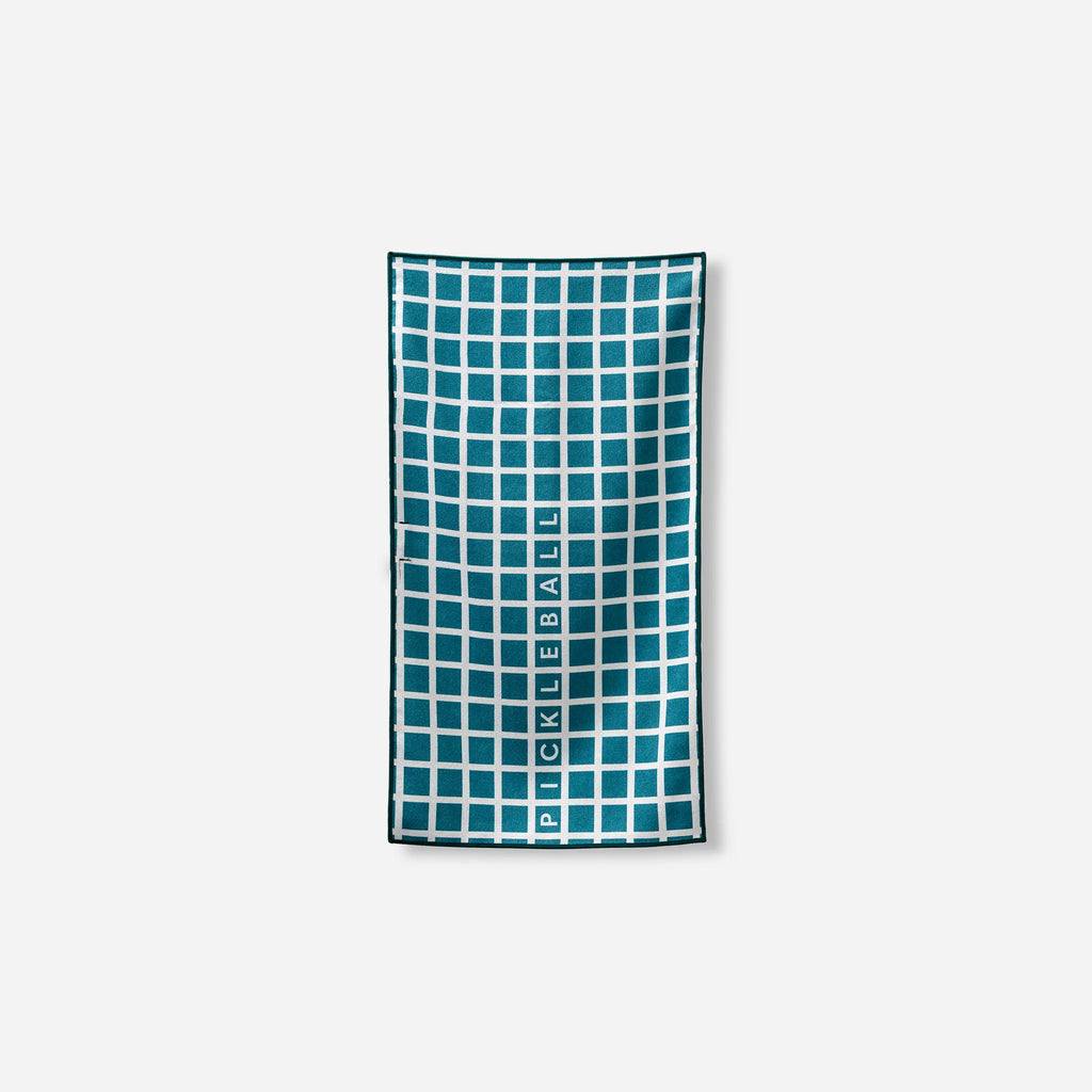 Nomadix Pickleball Towel: Pickleball Net Teal Ocean