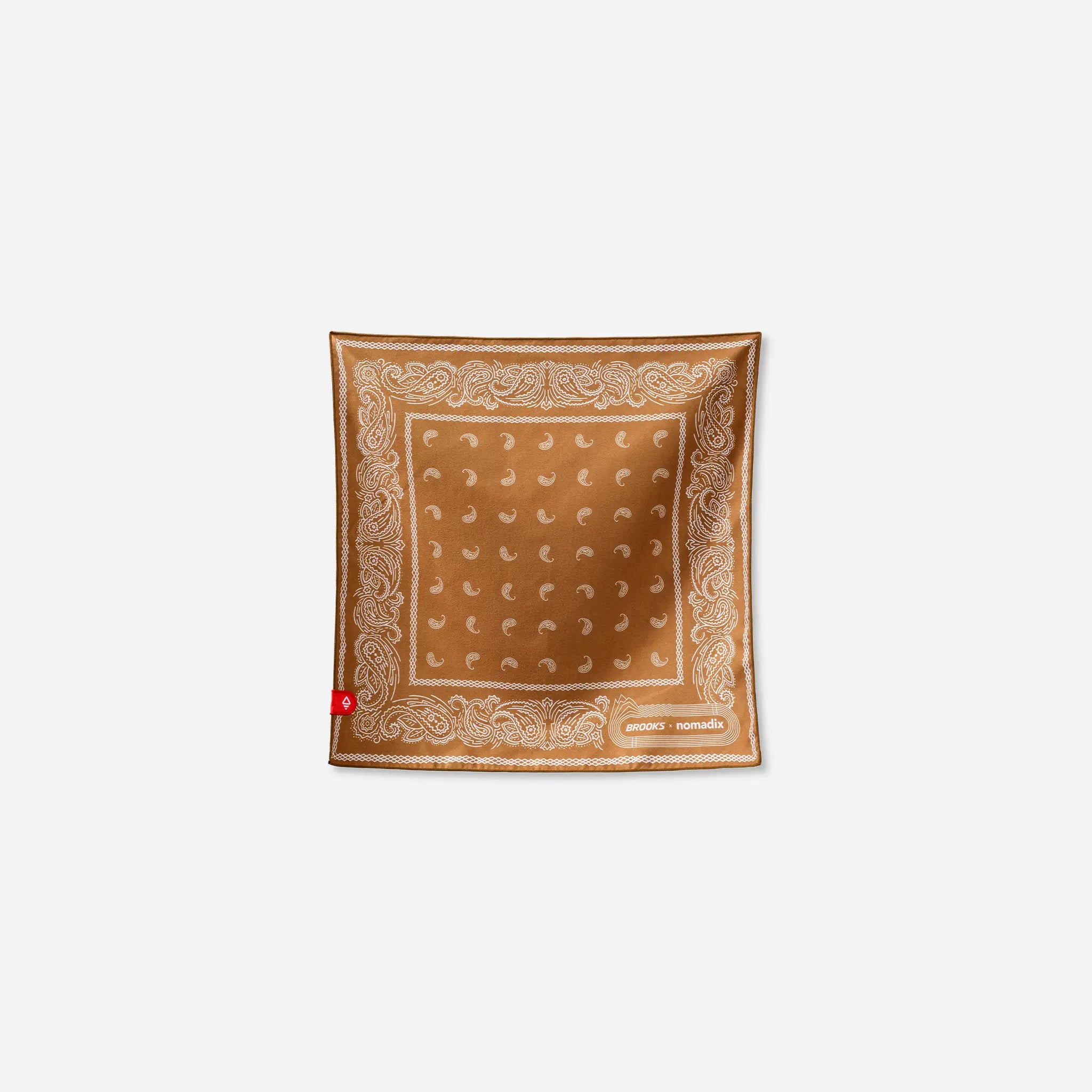 Nomadix Bandana Towel: Paisley Coyote (Nomadix x Brooks)