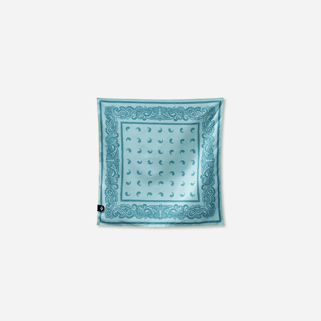 Nomadix Bandana Towel: Paisley Seafoam Green