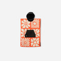Nomadix Kids Changing Poncho, Big Flowers Expedition Orange
