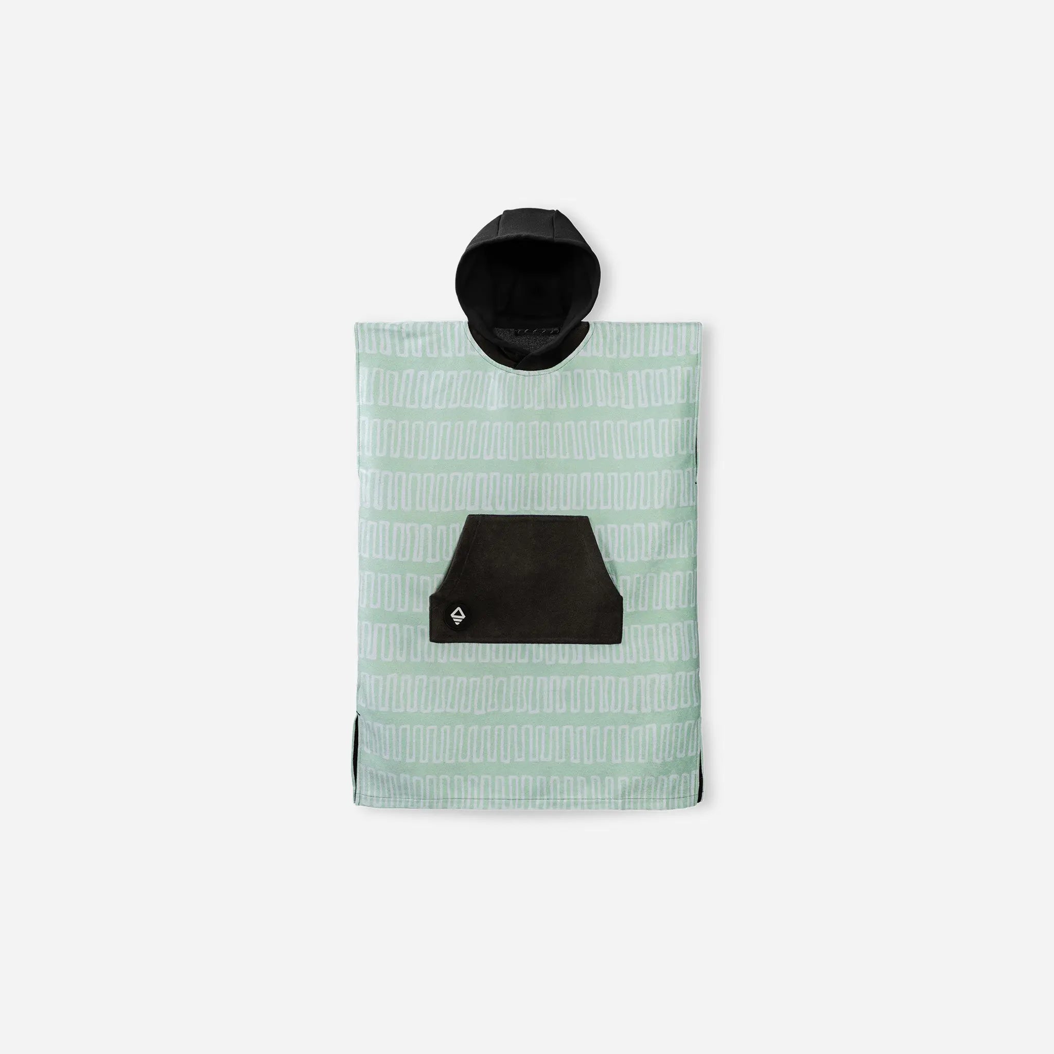 Nomadix Kids Changing Poncho: Switchback Seafoam Green
