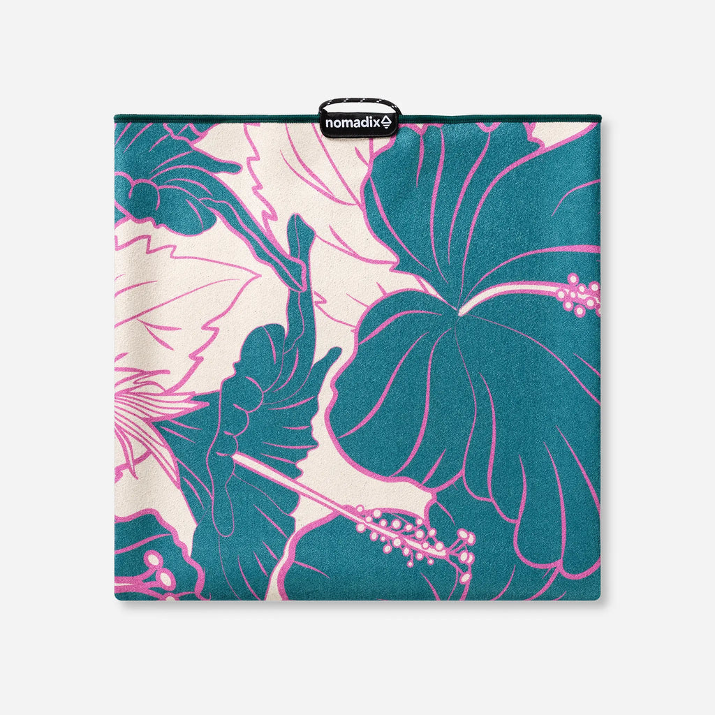 Nomadix Original Towel: Hibiscus Teal Ocean